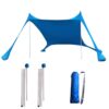 Portable Pergola Windproof Beach Sunshade And Gazebo Perfect Canopy Sun Shade Shelter Tent