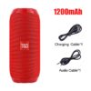 Portable Bluetooth Speaker Wireless Bass Column Waterproof Outdoor USB Speakers Support AUX TF FM Radio Subwoofer Loudspeaker