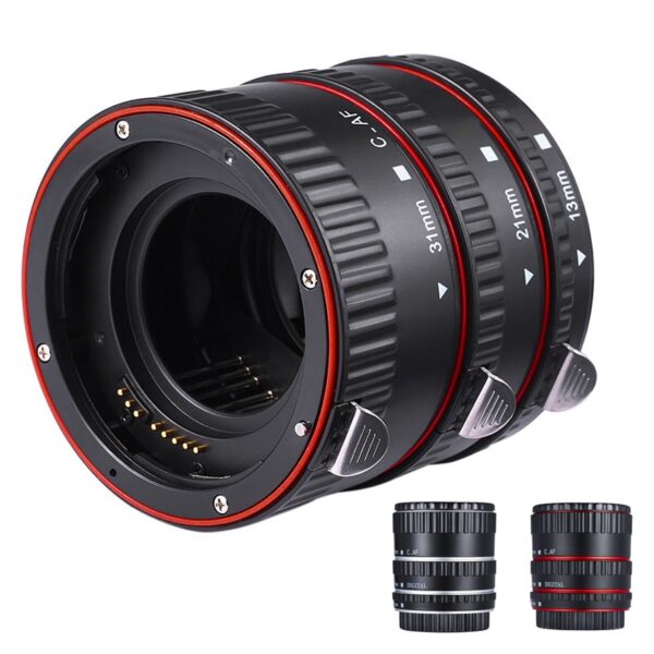 Auto Macro Extension Focus Tube EF-S Lens Durable Macro 13/21/31MM For Canon Camera EF Mount Lenses Autofocus High Quality