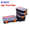 NEWACALOX Tool Organizers Box 2-22PC Drawer Tool Box Wall Mount Hardware Plastic Tool Case Storage Box Repair Toolbox