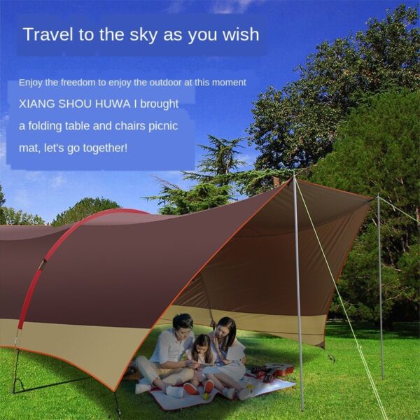 Ultralarge Anti-Uv Gazebo Summer Outdoor Super Large Camping Tent Canopy Tent Awning Advertising Tents Pergola Oxford Beach Tent