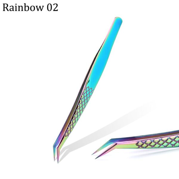 Eyelash Tweezers Excellent Closure Stainless Steel Lash Accessories Tweezers For 3D Volume Lash Extension Supplies Makeup Tools