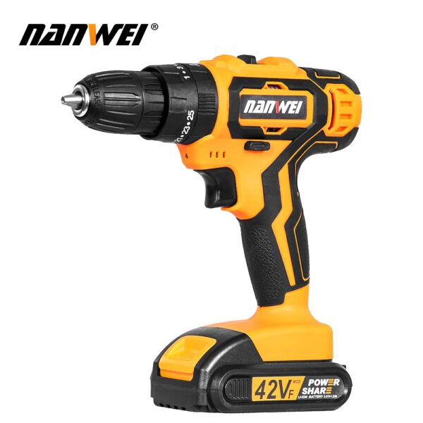 Impact Cordless Screwdriver Cordless Drill Impact Electric Drill Power Tools Hammer Drill Electric Drill Hand