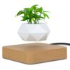 Levitating Air Bonsai Pot Rotation Flower Pot Planters Magnetic Suspension Floating Pot Potted Plant Home Desk Decor