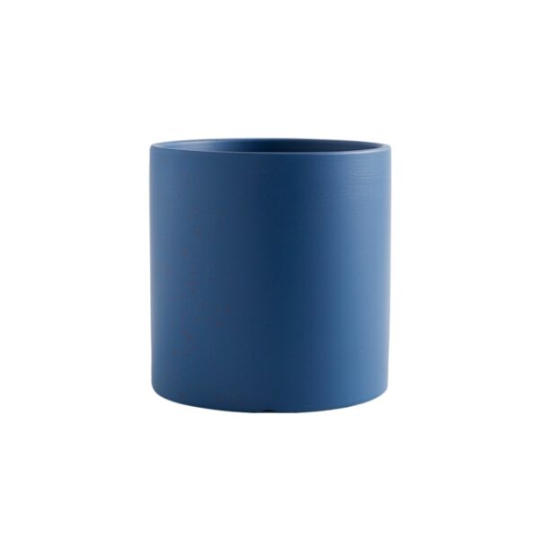 Nordic Industrial Style Colorful Ceramic Flowerpot Succulent Planter Green Plants Cylindrical Shape Flower Pot With Hole Tray