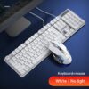 Gaming keyboard and Mouse Wired backlight mechanical feeling keyboard Gamer kit Silent 3200DPI Gaming Mouse Set for PC Laptop