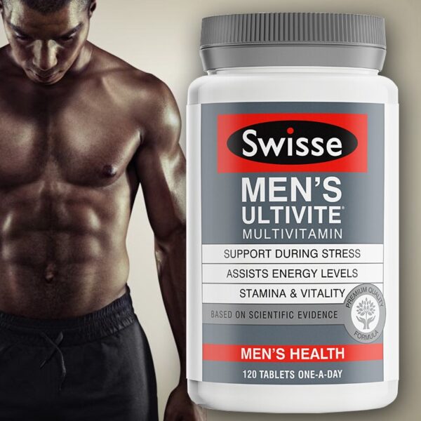 Swisse Men Compound MultiVitamins Tablet Health Wellness Supplements Energy Level Mental Alertness Stamina Vitality Vegetarians