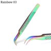Eyelash Tweezers Excellent Closure Stainless Steel Lash Accessories Tweezers For 3D Volume Lash Extension Supplies Makeup Tools