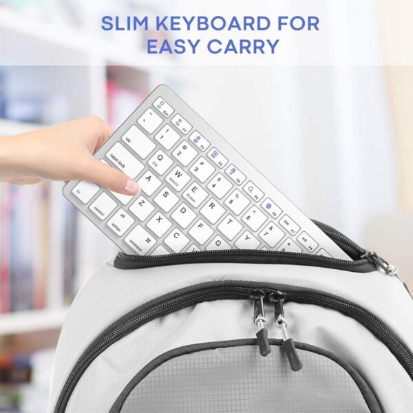 78 Keys Wireless Keyboard Bluetooth Ultra Slim Russian/German/Korean/Spanish/French/Arabic/Thai for iPad/Windows OS/Mac/Android