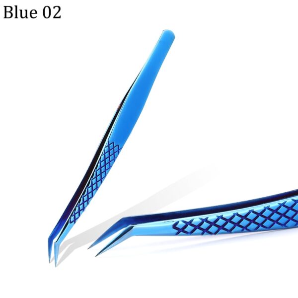 Eyelash Tweezers Excellent Closure Stainless Steel Lash Accessories Tweezers For 3D Volume Lash Extension Supplies Makeup Tools