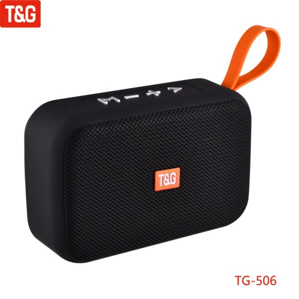T&G TG506 Mini Bluetooth Speaker Wireless Portable Handhold Loudspeaker Fabric Stereo Small Subwoofer Support TF Card FM Radio
