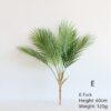 60-88 CM Real Touch Artificial Tree Palm Leaf Plastic Feel Plants Garden Home Decorations Scutellaria Tropical Fake Plants