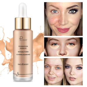 Pudaier Waterproof Whitening Moisturizer Concealer Nourish Oil Control Natural Brighten Beauty Base Cream Makeup Product 40g