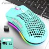 Wireless Mouse Bluetooth Gamer Gaming Mouse RGB Light LED Rechargeable Mouse Wireless For Laptop PC Gaming Office Mouse