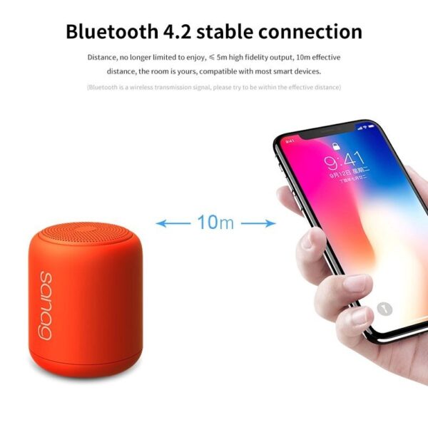 Sanag X6S wireless Bluetooth Speaker Bass Small Steel Cannon Outdoor Portable Waterproof subwoofer with 3D Digital TF Card