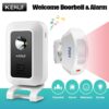 KERUI M7 Welcome Motion Sensor Security Alarm 32 Songs DoorBell Chime Wireless Smart Home LED Night Light Door Window Store Shop