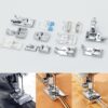 One Set Domestic Sewing Machine Accessories Presser Foot Feet Kit Set Hem Foot Spare Parts For Brother Singer Janome