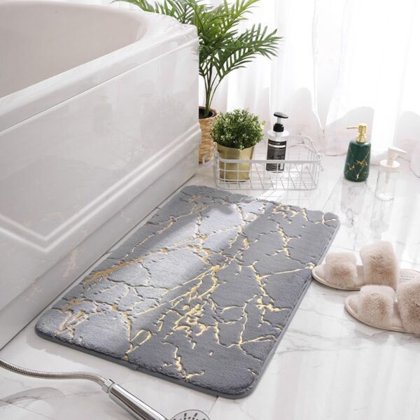 Non-Slip Bath Mats Super Absorbent Shower Bathroom Carpets Soft Toilet Floor Faux Rabbit Hair Rugs For Home Decor 40x60cm 4 Size