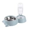 2.2L Pet Dog Cat Automatic Feeder Bowl for Dogs Drinking Water 528ml Bottle Kitten Bowls Slow Food Feeding Container Supplies