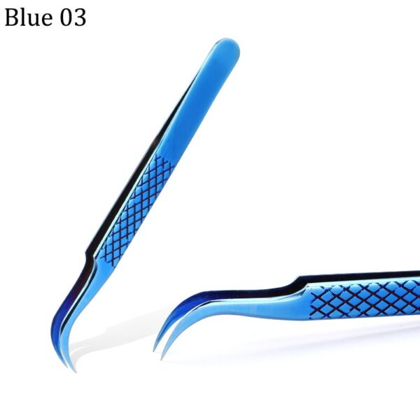 Eyelash Tweezers Excellent Closure Stainless Steel Lash Accessories Tweezers For 3D Volume Lash Extension Supplies Makeup Tools