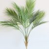 Plastic Artificial Palm Leaf Plants Green Desert Summer Decoration Tropical Fake Plant Garden Home Jungle Party Decor Wedding