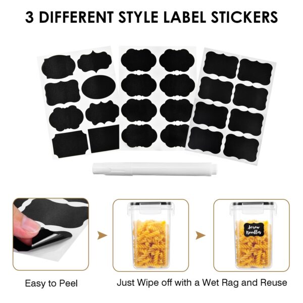 4/8/10 Pieces Set Food Kitchen Storage Box Vacuum Lid Organizer Container Transparent Sealed Cans Plastic Clear Container