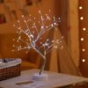 LED Night Light Mini Christmas Tree Copper Wire Garland Lamp For Home Kids Bedroom Decor Fairy Lights Luminary Holiday lighting