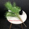 125cm Tropical Palm Plants Large Artificial Tree Branches Plastic Fake Leaves Green Monstera For Home Garden Room Office Decor