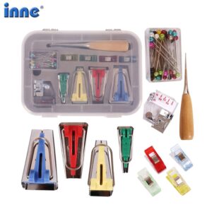 INNE Sewing Accessories Seam Tools Supplies Accessory Seams Instruments Set 4size 6mm 12mm 18mm 25mm Quilting Hemming Tape Maker