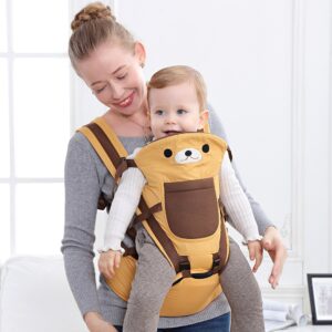 Ergonomic Baby Carrier Kangaroo Cartoon Bear Pig Owl Child Hip Seat Tool Holder Sling Wrap Backpacks Travel Activity Gear