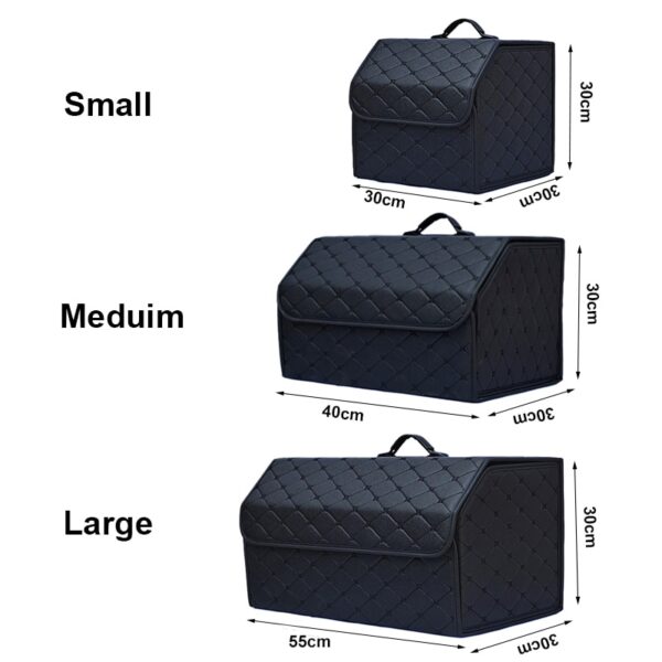 Multipurpose Collapsible Car Trunk Storage Organizer With Lid Portable Car Storage Bag Car Trunk Organizer