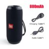 Portable Bluetooth Speaker Wireless Bass Column Waterproof Outdoor USB Speakers Support AUX TF FM Radio Subwoofer Loudspeaker