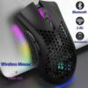 Wireless Mouse Bluetooth Gamer Gaming Mouse RGB Light LED Rechargeable Mouse Wireless For Laptop PC Gaming Office Mouse