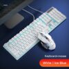 Gaming keyboard and Mouse Wired backlight mechanical feeling keyboard Gamer kit Silent 3200DPI Gaming Mouse Set for PC Laptop