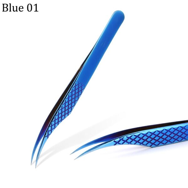 Eyelash Tweezers Excellent Closure Stainless Steel Lash Accessories Tweezers For 3D Volume Lash Extension Supplies Makeup Tools