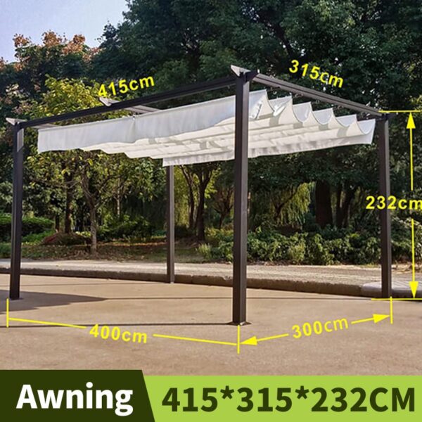 Gazebo Canopy Tent Shades Pavilion Garden Outdoor Tent Party Patio Pergola Balcony Pergola Car Roof Tentstoldos Para Exterior