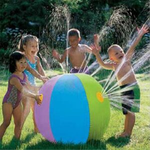 Funny Inflatable Spray Water Ball Children's Summer Outdoor Swimming Beach Pool Play The Lawn Balls Playing Smash It Toys