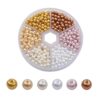 Mixed Color Round Glass Pearl Beads for Necklaces Earrings Bracelets Jewelry Making DIY Accessories Pearlized 4mm 6mm 8mm 10mm