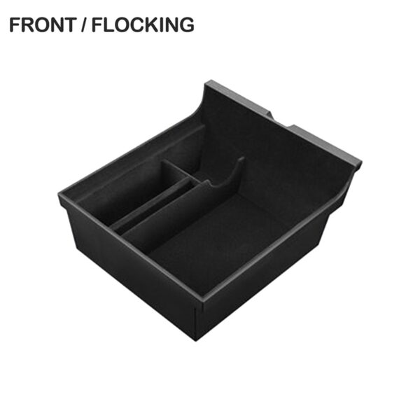 Tesla Model3 Car Central Armrest Storage Box For Tesla Model 3 2021 Accessories Center Console Flocking Organizer Containers New