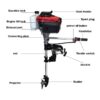 Fishing Boat Engine inflatable Boat Outboard Motor Gasonline Marine Motor 2/4-Stroke 2.0/2.2/3.5/4.0 Horsepower