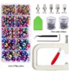 Pearl Setting Machine/Pearl Rivet Buttons Pearl Handmade tools for Hats/Shoes/Clothes/Bags/Skirt Setting Machine DIY Accessories