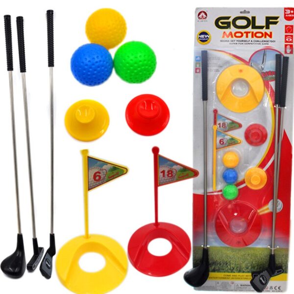 Golf Toy Set Sports For Kids Learning Active Toys Colourful Development Outdoor Play Sport Game For Children