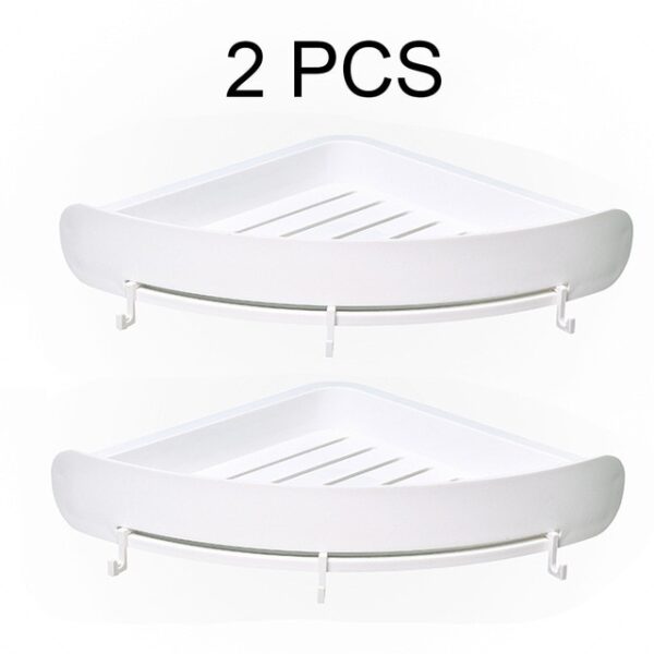 Bathroom Corner Storage Shelf Wall Organizer Caddy Shelf Shower Storage Wall Holder Shampoo Holder Shelf Home Washroom Gadgets