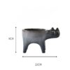 Cartoons Cat Flowerpot Animal Ceramic Flowerpot Cute Vase Cactus Succulent Plants Potted Flower Arrangement Home Decoration