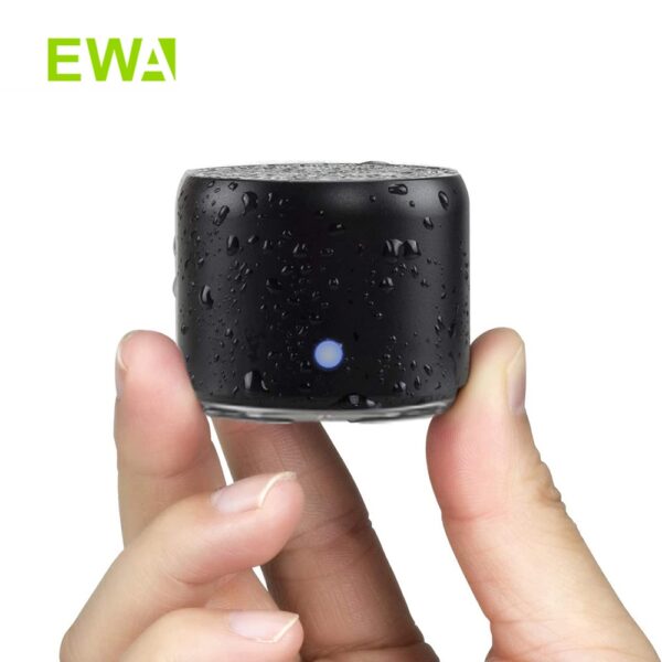 EWA Bluetooth Speaker IP67 Waterproof Mini Wireless Portable Speakers A106Pro Column with Case Bass Radiator for Outdoors Home