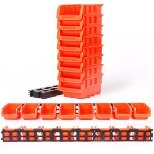 toolbox ABS Awall-mounted storage box foldable tray hardware screw tool organize box parts garage unit shelves components box