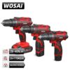 VVOSAI 12V 16V 20V Cordless Drill Screwdriver Electric Drill Power Tools Hand Drill 25+1 Torque Wireless Driver DIY Power Tools