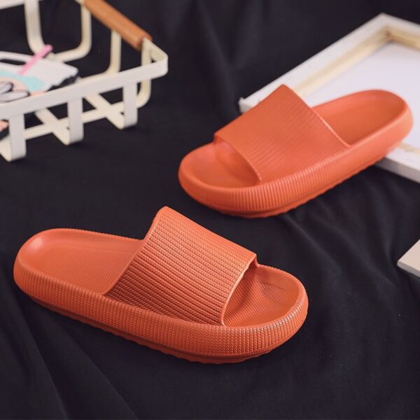 Home Soft Slippers Ladies/men's Thick Bottom Slipper Women Indoor Bathroom Anti-slip Floor Slides Deodorant Silent Slippers