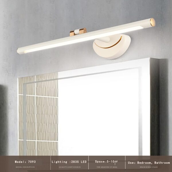 Modern Bathroom LED Wall Light Industry 9w 12w 14w Wall Lamp Makeup Mirror Lighting Bath Vanity Fixtures for Home AC110-220V