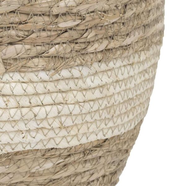 3Pcs Woven Flower Pot Cover Equipped With Internal Plastic Lining Durable Natural Flower Pot Planter Decoration